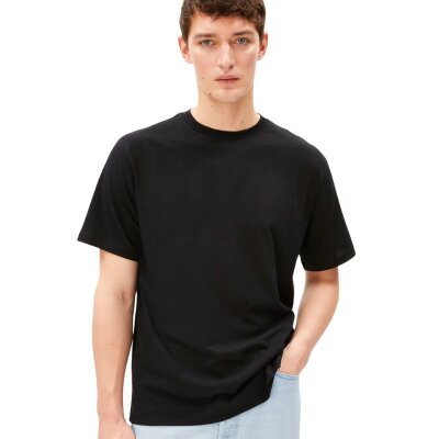 Maarkos Linen Blend T-Shirt Black
