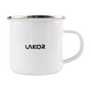 Slow Flow Emaille Tasse