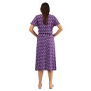 Kleid May Palm Leaf Soft Berry