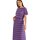 Kleid May Palm Leaf Soft Berry