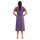 Kleid May Palm Leaf Soft Berry