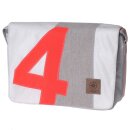 Segeltuchtasche Barkasse Mini Weiss Beige Orange Vier