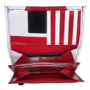 Portemonnaie Wallet Tarp L Rot Weiß