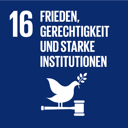Frieden, Gerechtigkeit und starke Instiutionen